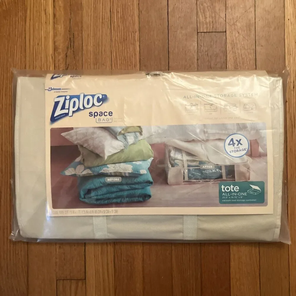 Space Saver Tote Bag Vacuum Seal Under Bed Storage 25.5